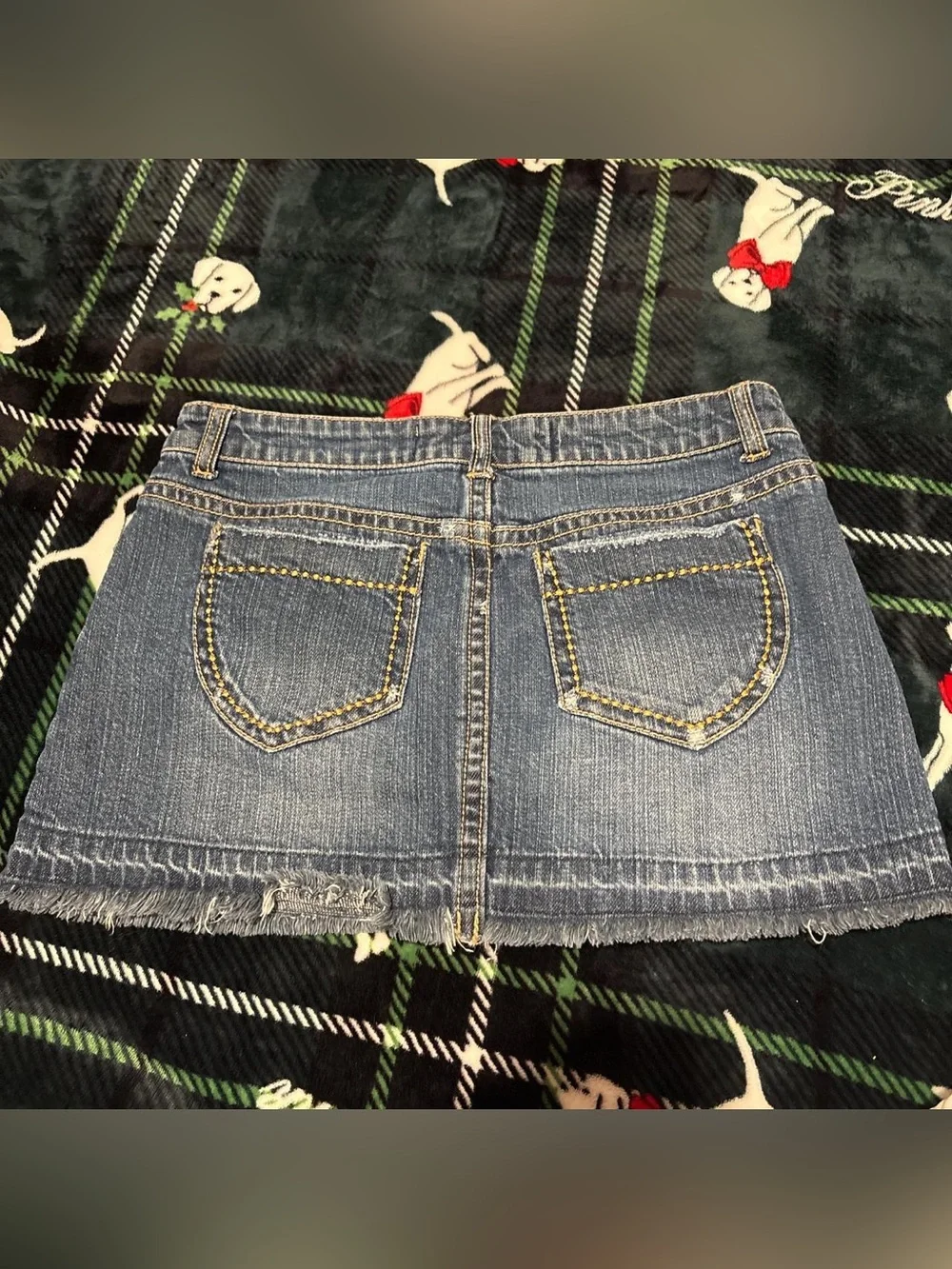 Classic Denim Mini Skirt - Blue